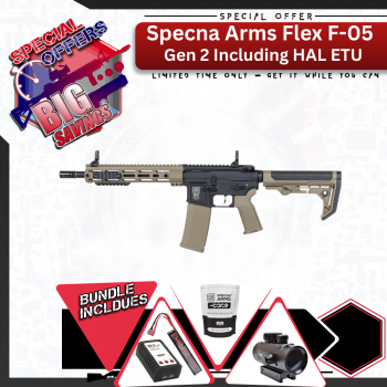 ASSAULT BUNDLE: SPECNA ARMS FLEX F05 (HAL ETU) (HT) Gen.2